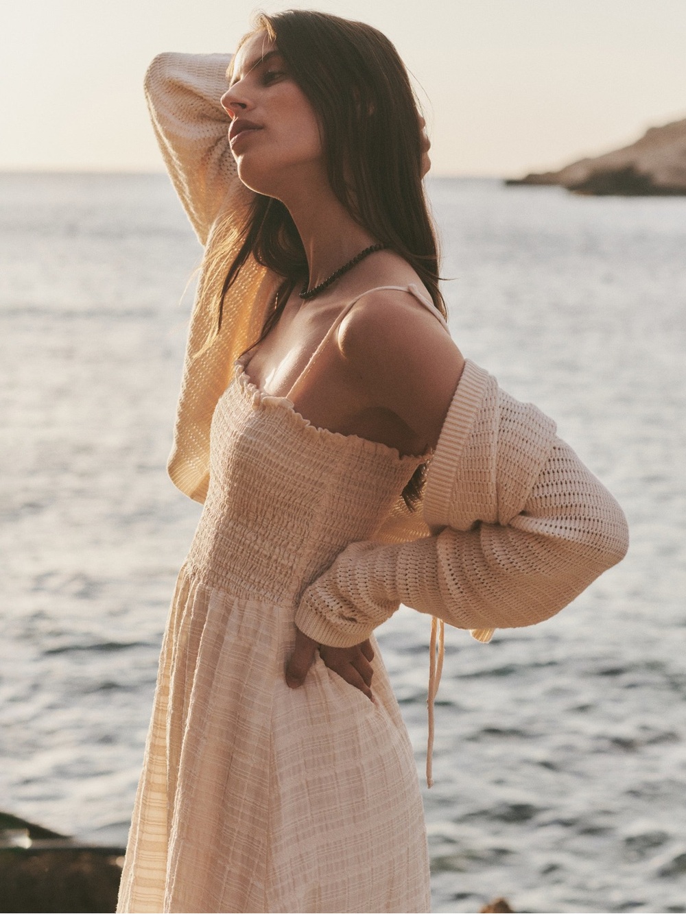 MARINE LAYER Anacapa Cardigan - Extra Small / Antique White New with Tags NWT